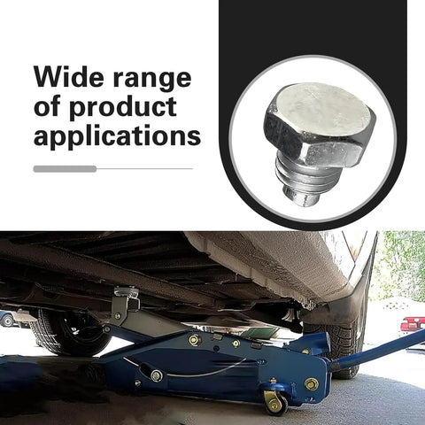 Two Piece Floor Jack Handle Bolt Set For Three And Four Ton Horizontal Hydraulic Jacks With 12 By 1.75 Precision Threads, heavy-duty bolt close-up.