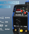 Gas Shielded TIG And ARC Welder For Home DIY And Light Pro Use With Argon Shielding dual function DC inverter clean welds