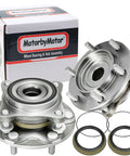 4X4 Front Wheel Bearing Hub Assembly Set for Toyota Fits Tacoma 4Runner FJ Cruiser and Lexus GX460 GX470 6 lug hubs