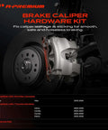 Upgrade Your Ride With This A Premium Rear Disc Brake Hardware Kit Compatible With Toyota Corolla Matrix Celica And Pontiac Vibe For Smooth Performance and Reliable Stopping Power Every Single Day, rear brake caliper hardware kit