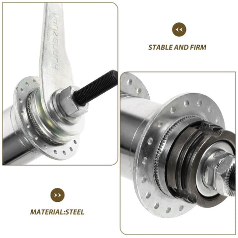 Close-up of Rear Hub Replacement Assembly With Bearings For Bike Coaster Brake 36 Holes Steel MTB Rear Hub Part Upgrade