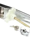 Latch With Knob Release 414900 Replacement Part For Refrigeration Equipment OEM Quality in durable steel on white background