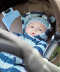 Ultimate Baby Sleep Soother With Three Adjustable Vibration Modes And 90 Minute Timer in stroller with baby