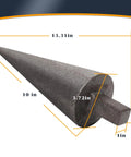 1 Inch Blacksmith Hardy Tool Cone Mandrel For Anvil Or Vise, Metal Forming Cone, 13.31-inch length, 10-inch height