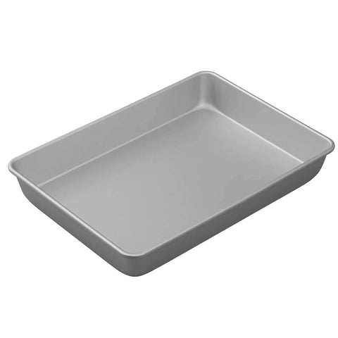 Aluminum 9x13 Inch Rectangular Sheet Pan for Even Baking PFAS Free Anodized Bakeware Rust Resistant Durable Pan