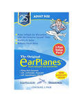 Ultra Soft Adult Ear Plugs For Airplane Travel Pressure Regulating Ear Protection Five Pair Pack box front