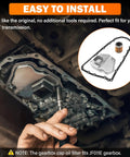 CVT Transmission Filter Kit With Oil Cooler Filter And Pan Gasket Direct Fit Easy Install For Nissan Altima Rogue Sentra