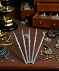 5 Piece Silver Movement Watch Stem Crown Kit For NH Series Movements NH35 NH36 NH38 NH39, DIY Watch Repair Spare Parts