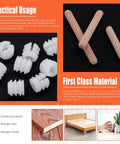 Three In One Furniture Connecting Hardware Kit with cam locks and dowels, 270 pcs for flat pack assembly and DIY projects.