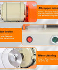 Heavy Duty Key Duplicator Cutting Machine For 110V Metal Keys features all-copper motor, switch device, and blade cleaning.