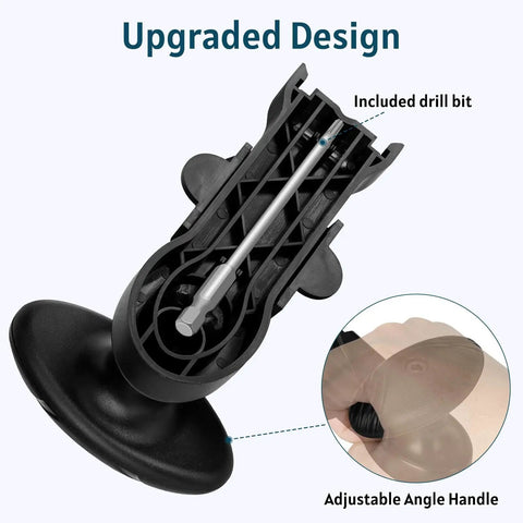 Pro Level Hidden Deck Fastener Installation Tool With Drill Bit And Hex Wrench For Trex Compatible Screws, featuring adjustable angle handle.