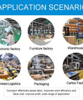 Application scenarios for Heavy Duty PVC Conveyor Belt 1.6x16.4 Ft in various industrial settings
