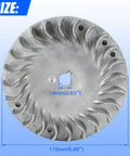 Front view of Beefed Up Aluminum Flywheel for Non Hemi Predator engines with 16mm hole and 170mm diameter, highlighting size