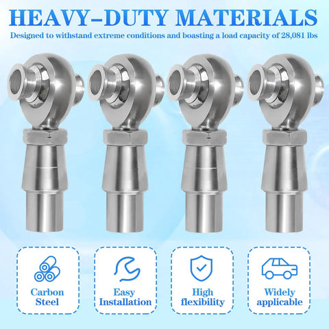 Heavy Duty Chromoly 3 4 16 Heim Joint Rod End For Panhard Suspension Linkage Off Road Jeep Truck Parts, four units displayed.