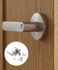Aluminum Entry Door Lever Lock With Lowkey Quiet Operation And Enhanced Security Keyed Interior And Exterior Door Hardware