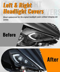 Headlight Covers For Raptor 700 Front Left And Right Bezel Trim Yamaha YFZ 450 YFZ450R YFZ450X Wolverine ATV Accessories Before After