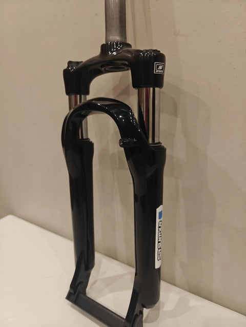 20 Inch Suspension Fork With Coil Spring And Preload, 63mm Travel, Disc Brake Ready, One And One Eighth Inch Threadless Steerer shown
