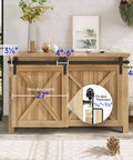 4 Ft Mini Cabinet Bypass Double Sliding Barn Door Hardware Track Kit With Heavy Duty Carbon Steel Track And Smooth Nylon Rollers