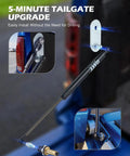 5-Minute Tailgate Upgrade showing Heavy Duty Tailgate Shock Assist Kit Compatible With 04 To 14 Ford F150 And 06 To 08 Lincoln Mark LT.