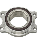 Front view of wheel bearing hub assembly for Audi Q5, A4, A6 and Porsche Macan with ABS, one piece replacement.