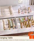 Hella Sturdy Bamboo Drawer Dividers Expandable Closet Organizers For Clothes Six Piece Dresser Sorter Built Tough wardrobe insert with removable dividers.