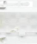 Top view of Authentic Replacement Icemaker 243297603 for Refrigerator showing ice compartment design and plug and play setup