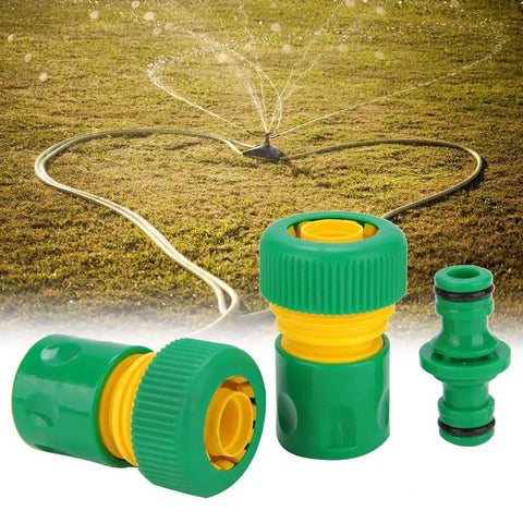Top Quality 3-Piece Garden Hose Quick Connect Fittings With Leaks-Proof Design For Easy Watering And Fast Nozzle Swaps On Home Lawns