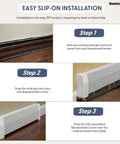 Easy installation guide for Galvanized Steel Premium Tall 7 ft Heat Cover Replacement Panel for Hydronic Baseboard Heaters