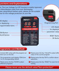 RC Car Brushless ESC Programming Card LED Programmer For Limited Compatibility Only Works With The Same Manufacturer ESCs 50A 60A 90A 110A V2 Version Pro with labeled display and buttons