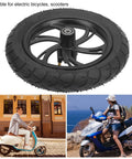 Close-up of 12 Inch Electric Scooter Tire With Wheel Hub Rubber Tyre Replacement 12 1/2 X 2 1/4 showing ride suitability