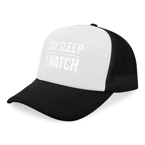 All Day Comfort Mens Breathable Golf Trucker Hat With Front Artwork Adjustable Buckle Cap For Everyday Casual Wear