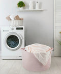 Light Pink Storage Basket For Nursery And Home Use Kiddo Friendly Toy Bin And Laundry Organizer 22x14 Inch in laundry room