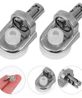 Close-up of 20 Pack Zinc Alloy Shelf Pins With Suction Cup For Secure And Stable Grip Heavy Duty Shelf Clips, silver finish