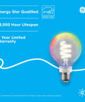 Color Changing Smart LED G25 Globe Bulbs 2 Pack 60W Equivalent RGB Mood Lighting For Home Decor App Controlled With Savant Alexa And Google Home Create Vibes Set Schedules Dim And Brighten For Parties Energy Star Qualified