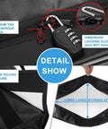 Fireproof Document And Money Bag Set For Home And Office With Lockable Zipper Waterproof Build 17x12x6 Inch Detail Features