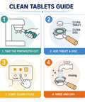 Six Month All In One Espresso Cleaning Kit For Ninja Luxe Cafe With Descaler Tablets Water Filter Inserts And Coffee Maker Cleaner Tablets For Comprehensive Coffee Machine Maintenance, clean tablets guide