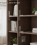 Beefy Heavy Duty L Shaped Corner Brackets Set Of 10 With Screws for bed frames tables and chairs installed on wooden shelves