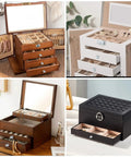 Super Sparkle 16-Pack Crystal Glass Cabinet Knobs With Shiny Aluminum Bases Perfect For Jewelry Boxes Mini Vanity Drawers And Gift Cases solid wood jewelry boxes with multiple drawers and storage compartments.