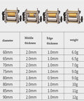 Heavy Duty Electric Dumpling Wrapper Press Maker 140W Motor Cranks Out 60 Skins Per Minute Solid Wonton Dough Tool specifications table