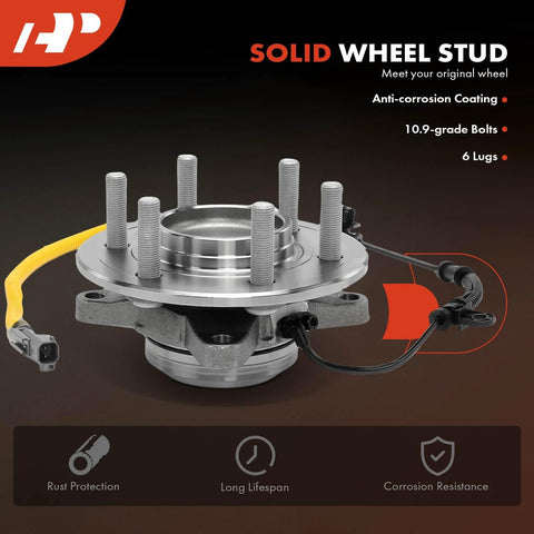 Front Wheel Bearing And Hub Assembly With ABS For Ford Expedition 2018 To 2020 F 150 2018 To 2020 Lincoln Navigator 2018 To 2020 RWD