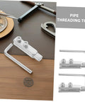 Easy Out Pipe Extractor Tool Set For Removing Broken Faucet Screws And Stripped Water Valve Threads With Stainless Steel Precision Design, stainless steel pipe threading tool and hex key