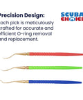 Underwater Brass O Ring Pick Set 3 Piece For Scuba Diving Pro Grade Tools For O Ring Removal And Replacement Corrosion Resistant
