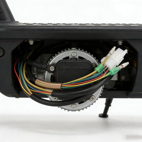 Electric Scooter Motor Wire Harness With 2.5mm Copper Core Cable for 10 Inch Hub Motor 1200W showing internal connection.