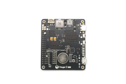 Portable Pwnagotchi Power Management For Raspberry Pi 3B 3B Plus And 4B with built-in watchdog, top view of board design.