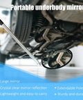 Telescoping Under Vehicle Inspection Mirror With Light For Easy Security Checks At Airports Border Crossings Sheriff Or Military Bases Go To Universal Fit For Cars And Trucks Durable Extendable Handle For Tight Spaces And Fast Inspections