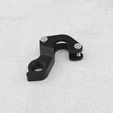 KP158 Aluminum Bike Rear Derailleur Hanger And Double Layer Tail Hook, black alloy replacement for Cannondale, side view