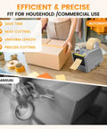 Automatic Tape Dispenser And Ribbon Cutting Machine Offering No Sweat Quick Precision Trimming Portability For Shipping Packing Schools And Retail Stores, cutting tape for a box.
