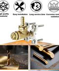 Boomless Spray Nozzle For ATV Sprayers With Brass Size 10 And Size 12 Orifices, Ultra Portable Spot Sprayer Attachment for Lawn and Garden Use