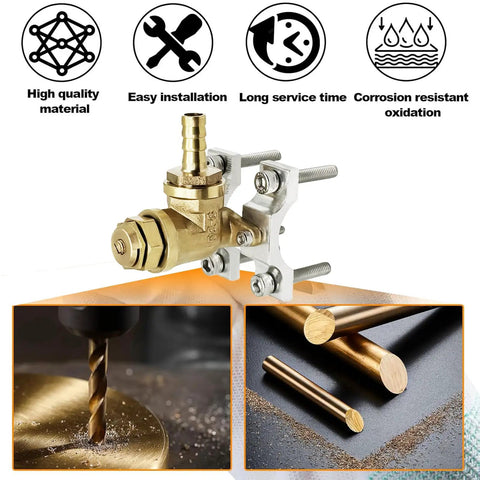 Boomless Spray Nozzle For ATV Sprayers With Brass Size 10 And Size 12 Orifices, Ultra Portable Spot Sprayer Attachment for Lawn and Garden Use