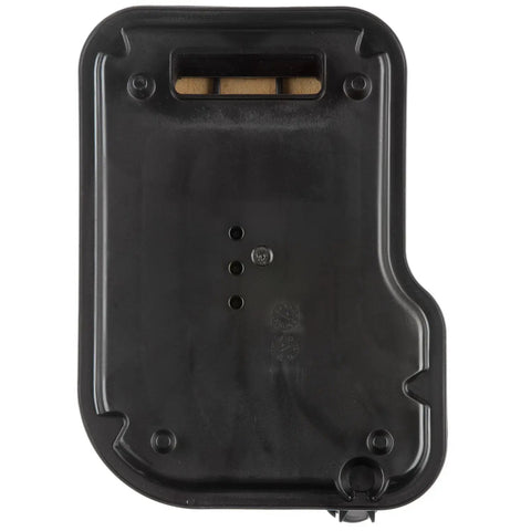 Automatic Transmission Filter Kit For GM 6L80 6 Speed Heavy Duty Transmission, OE Level Filtration, top view of black filter